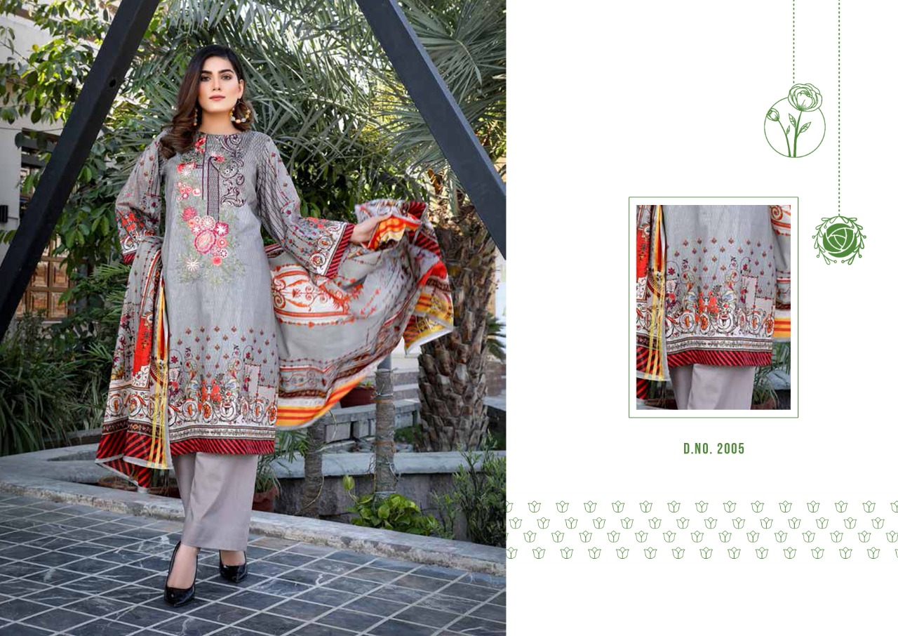 Yashika Presents  Mehnoor Vol  2  Karachi Dress Material