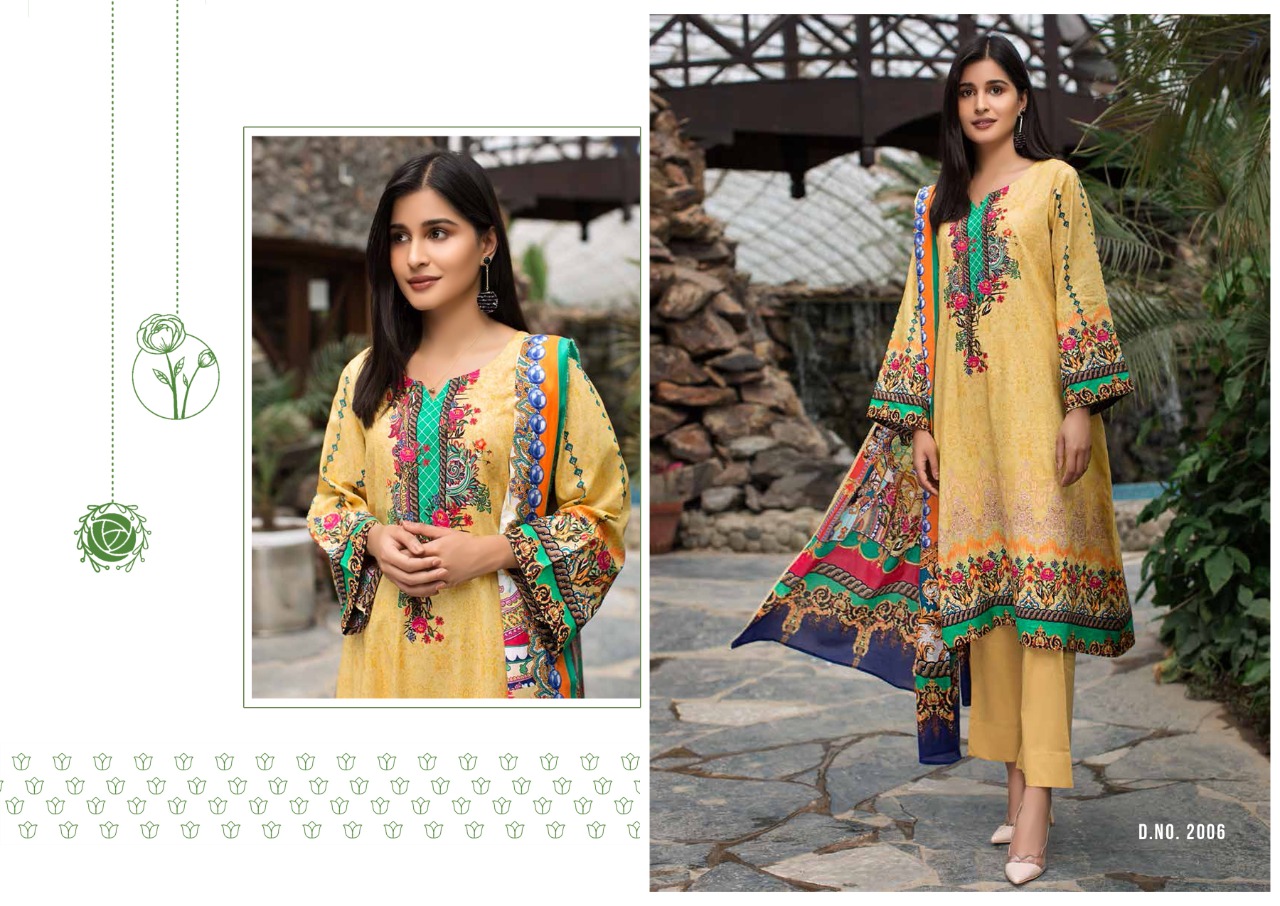 Yashika Presents  Mehnoor Vol  2  Karachi Dress Material