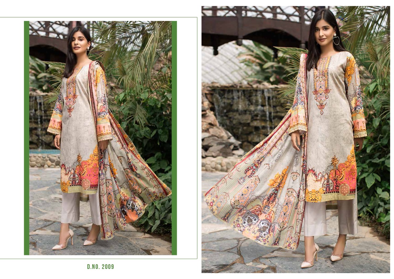 Yashika Presents  Mehnoor Vol  2  Karachi Dress Material