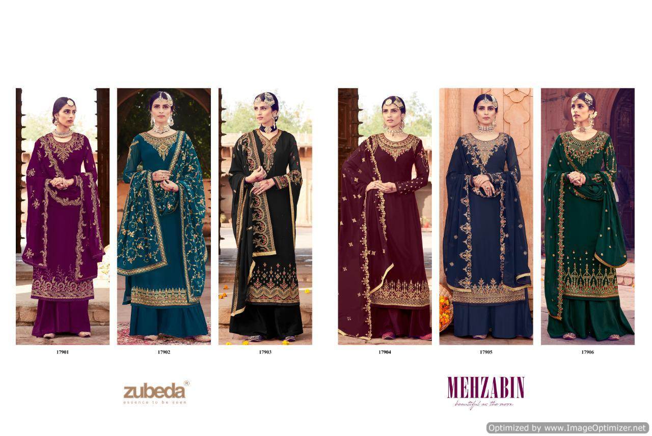 Zubeda Present Mehazabin Salwar Suits Collection.