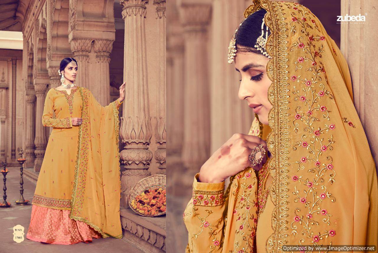 Zubeda Present Erina Embroidery Salwar Suits Collection.