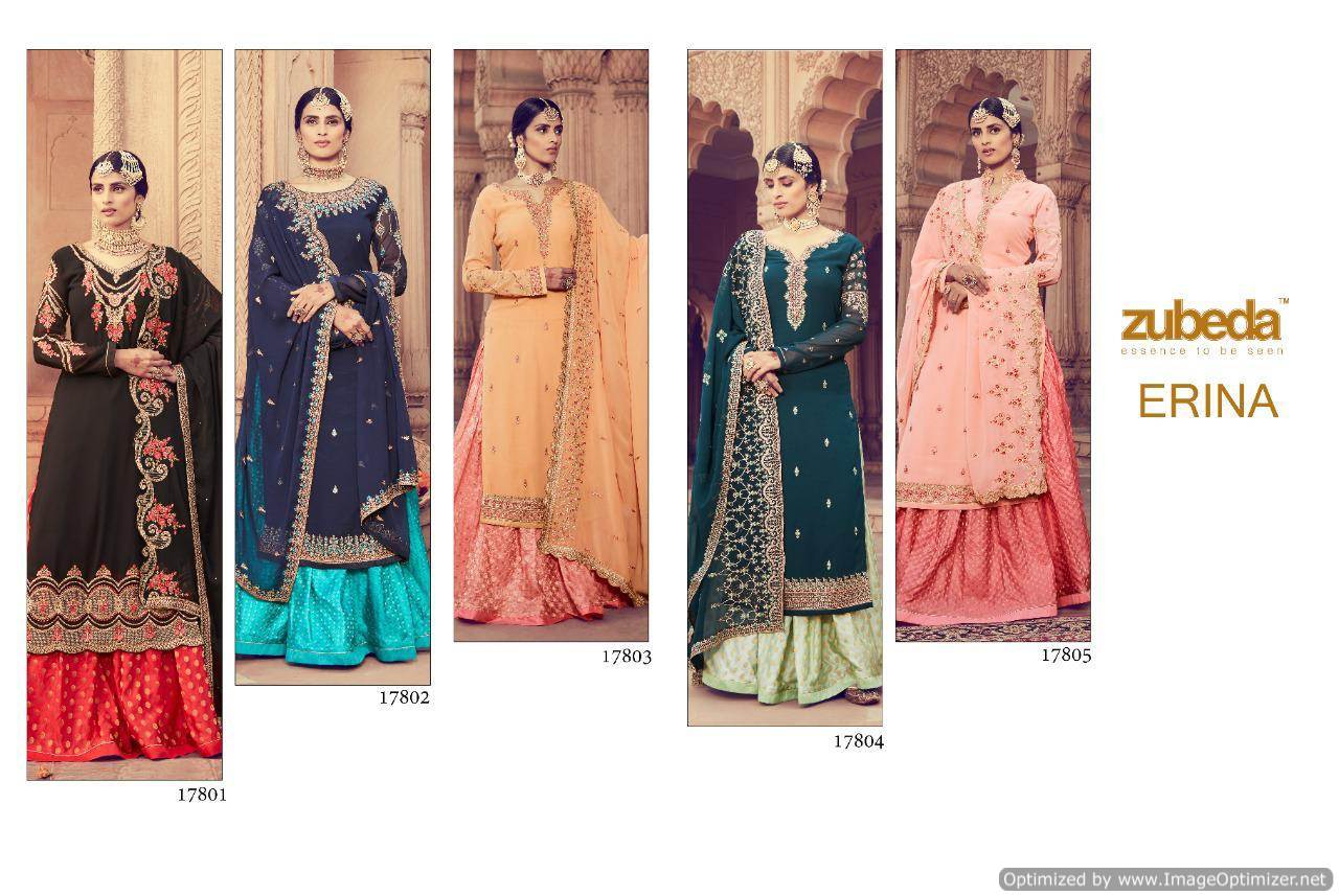 Zubeda Present Erina Embroidery Salwar Suits Collection.