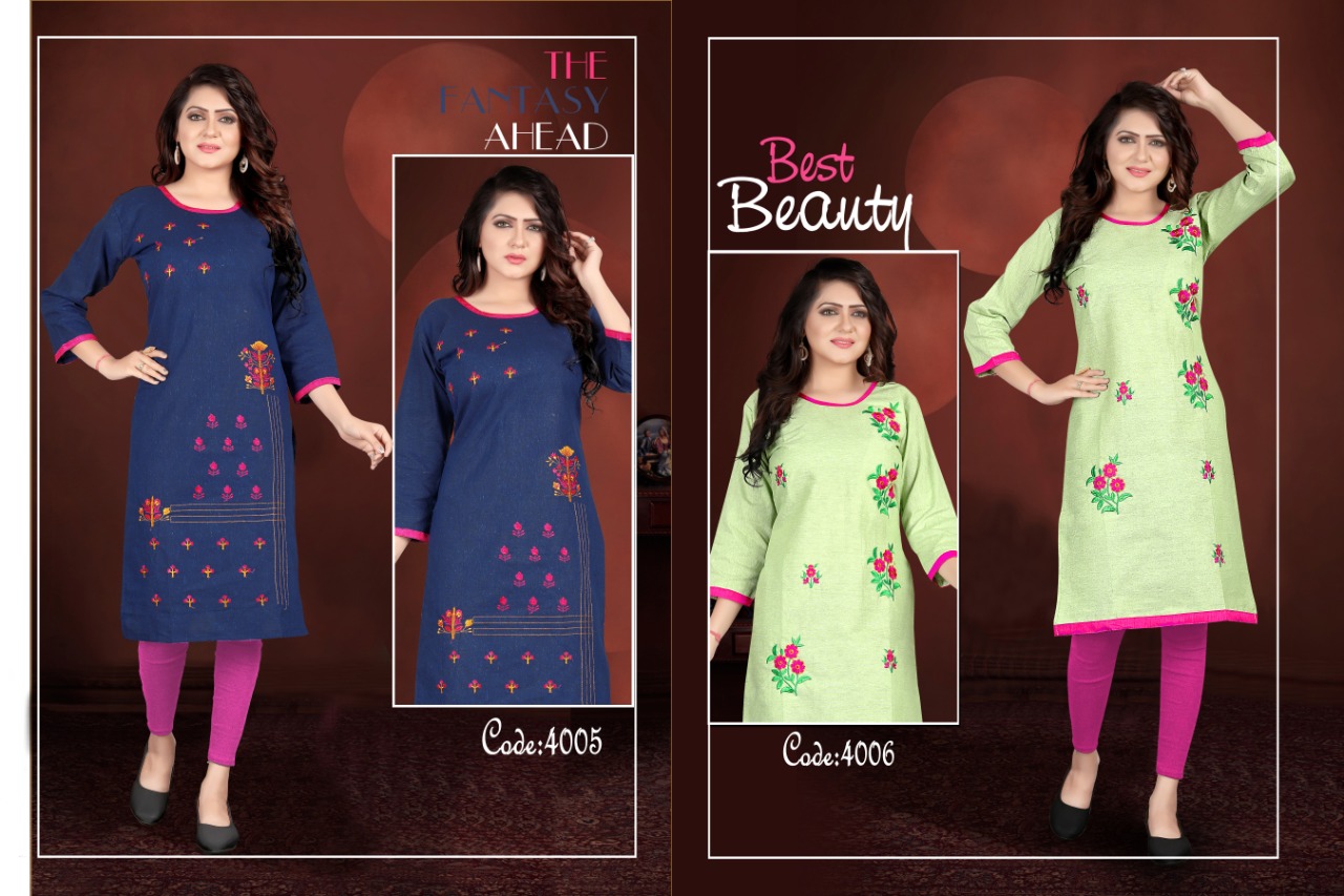 Poorvi Present Nazrana Vol 4 Kurtis Catalogue