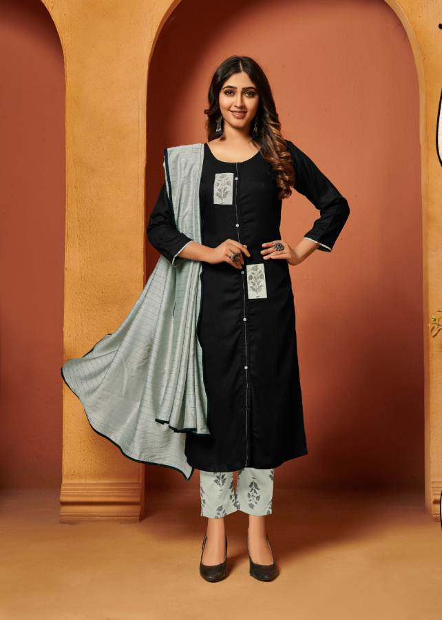 12angle Present Ishita Kurtis With Pant And Dupatta Collection