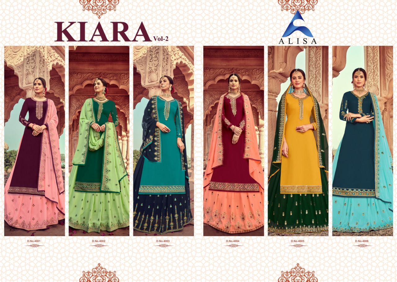 Alisa Present Kiara Vol 2 Designer Salwar Suits Collection.