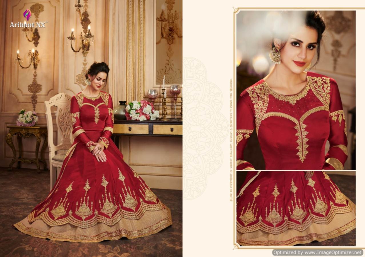 Arihant Present Saira Faux Georgette Wedding Wear Salwar Suits