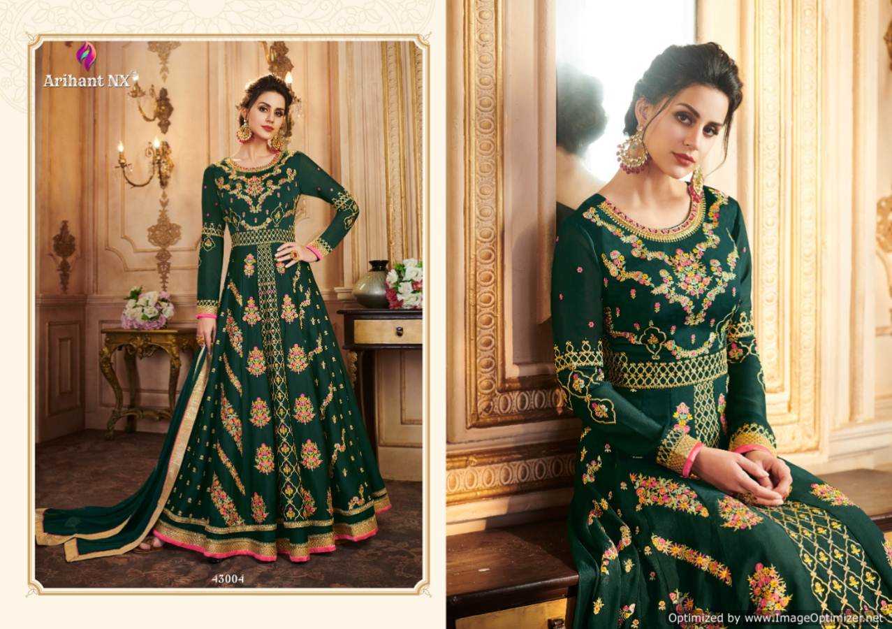 Arihant Present Saira Faux Georgette Wedding Wear Salwar Suits