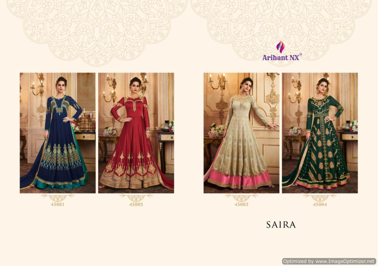 Arihant Present Saira Faux Georgette Wedding Wear Salwar Suits