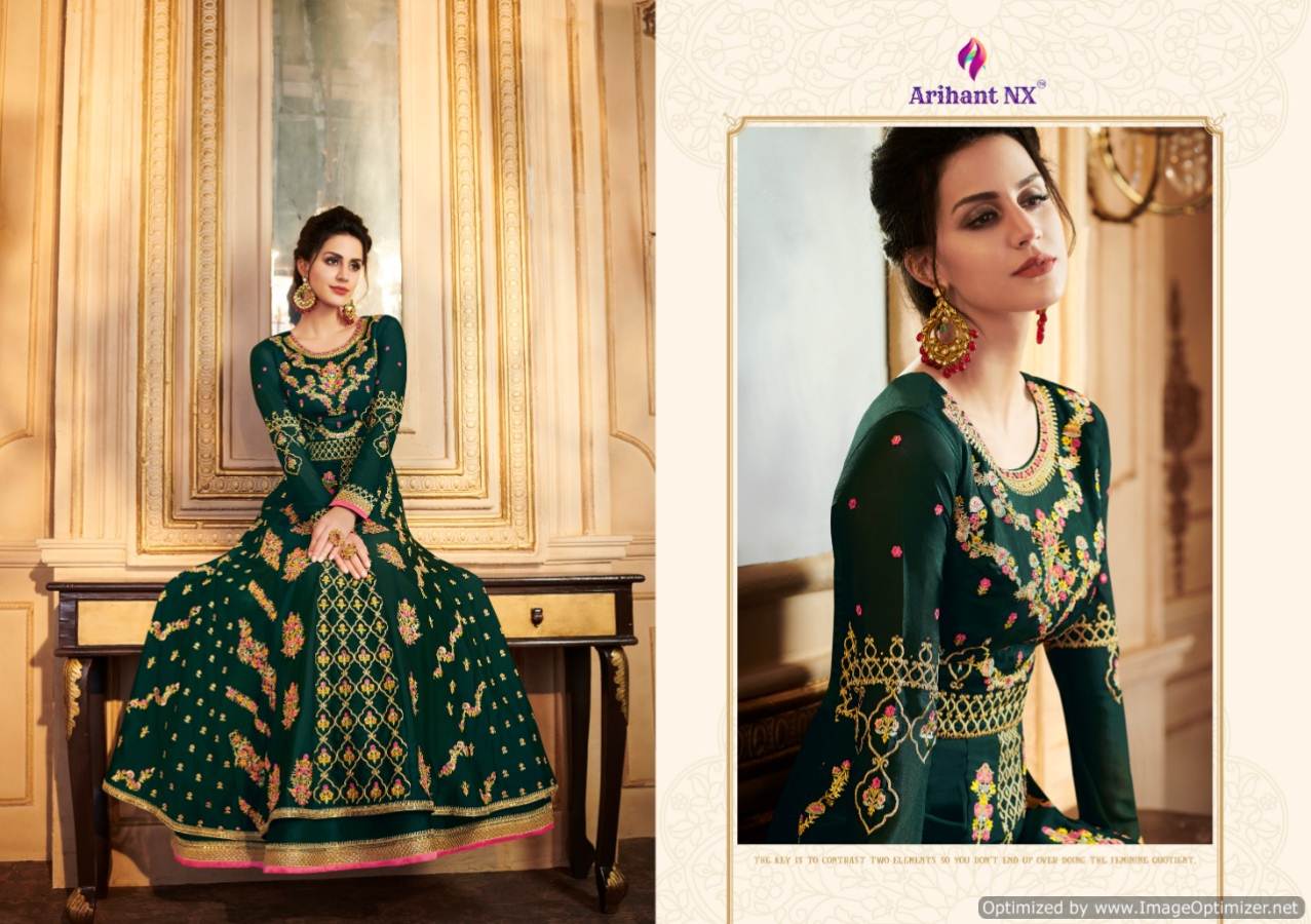 Arihant Present Saira Faux Georgette Wedding Wear Salwar Suits