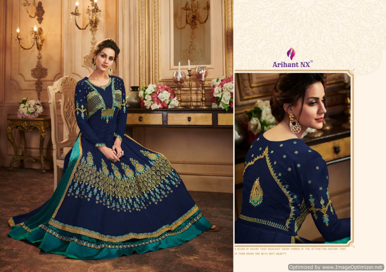 Arihant Present Saira Faux Georgette Wedding Wear Salwar Suits