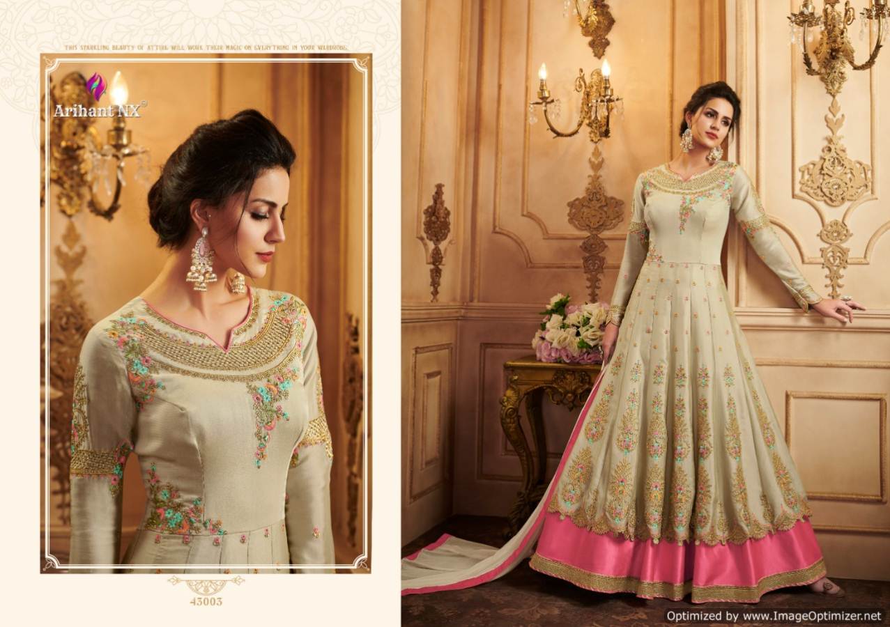 Arihant Present Saira Faux Georgette Wedding Wear Salwar Suits