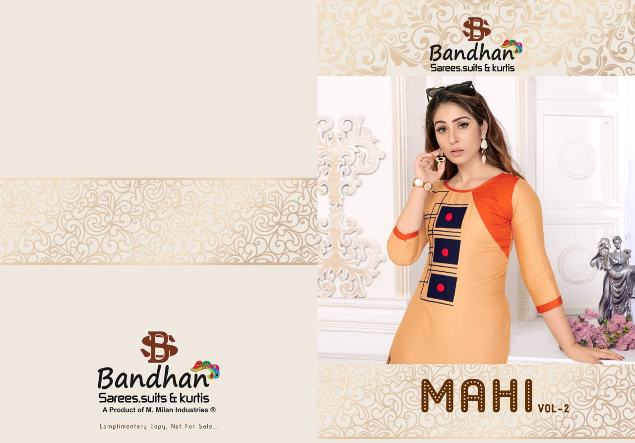 Bandhan Present Mahi Vol 2 Kurtis Catalogue