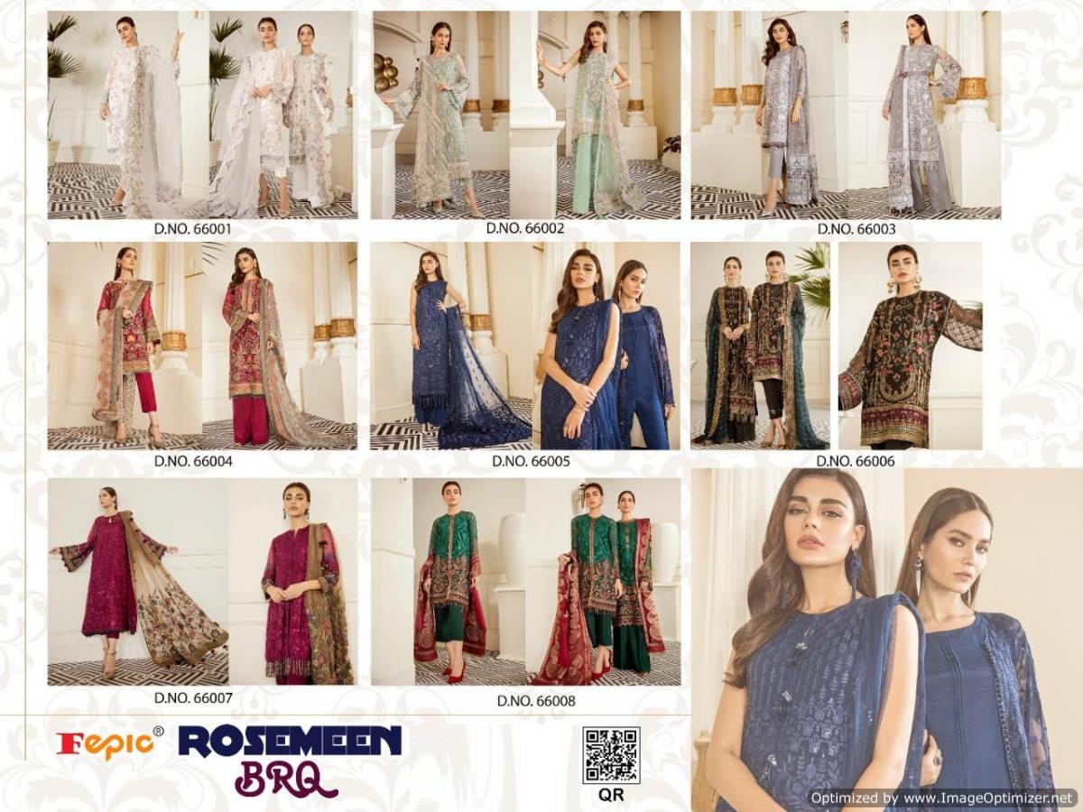 Fepic Present Rosemeen Brq Pakistani Salwar Suits