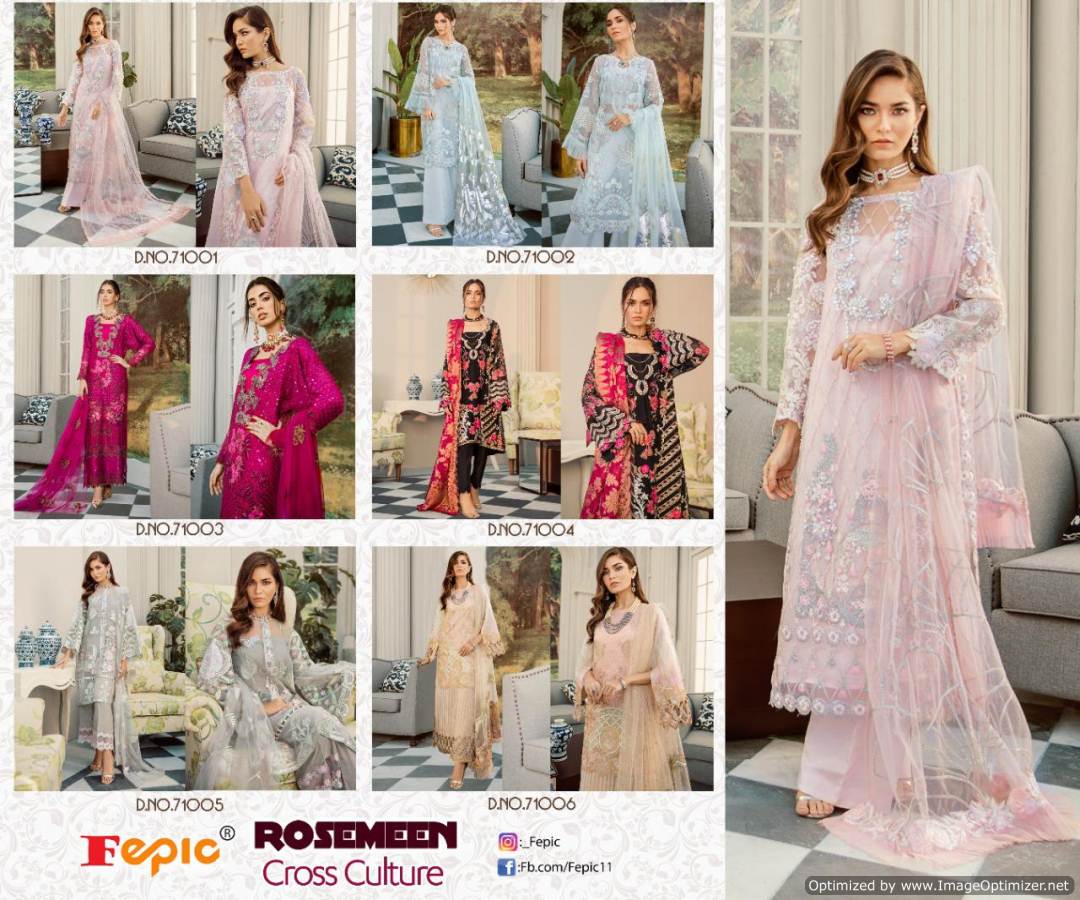 Fepic Present Rosemeen Cross Culture Salwar Suits