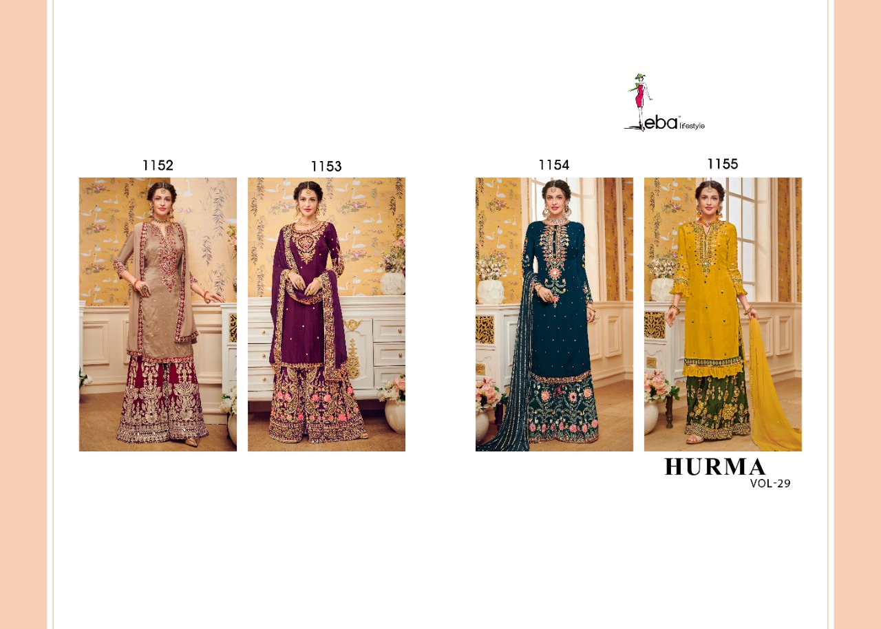 Hurma Vol Vol 29 Heavy Salwar Suits Collection.