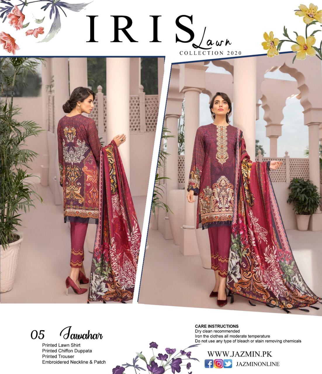 Iris Lawn Collection 2020 Pakistani Salwar Suits