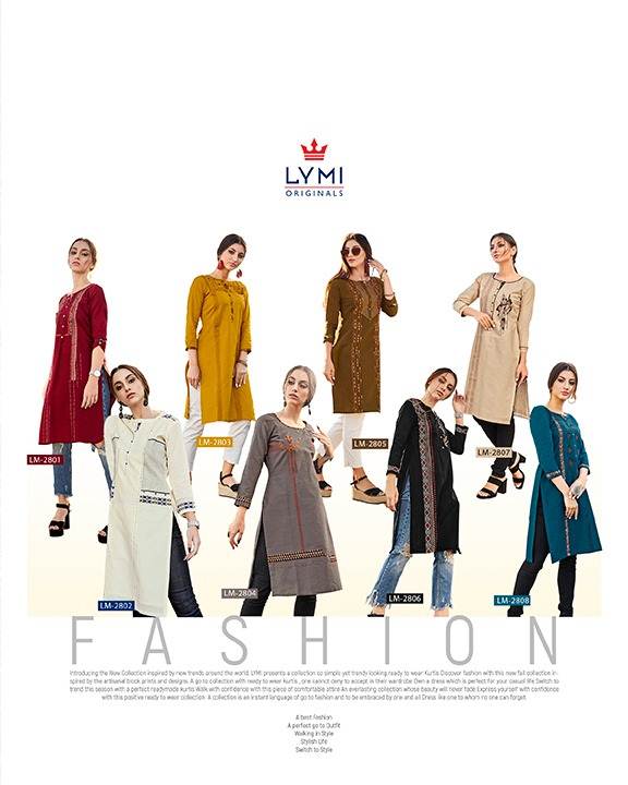 Lymi Present Avenue Stylish Kurtis Catalogue