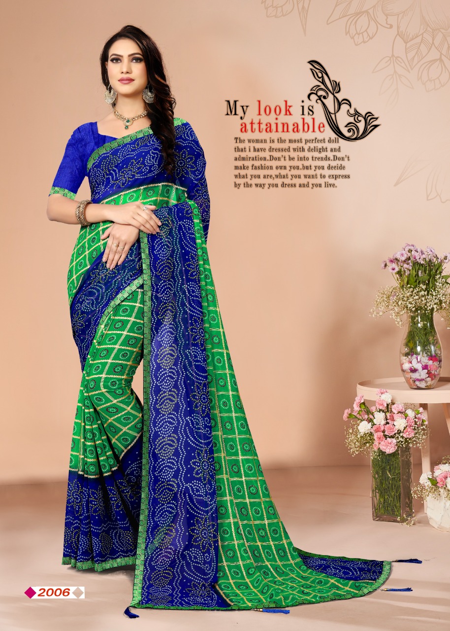 Ladies Printed Silk Saree, r, 5.5 M (separate Blouse Piece) at Rs 250 in  Surat