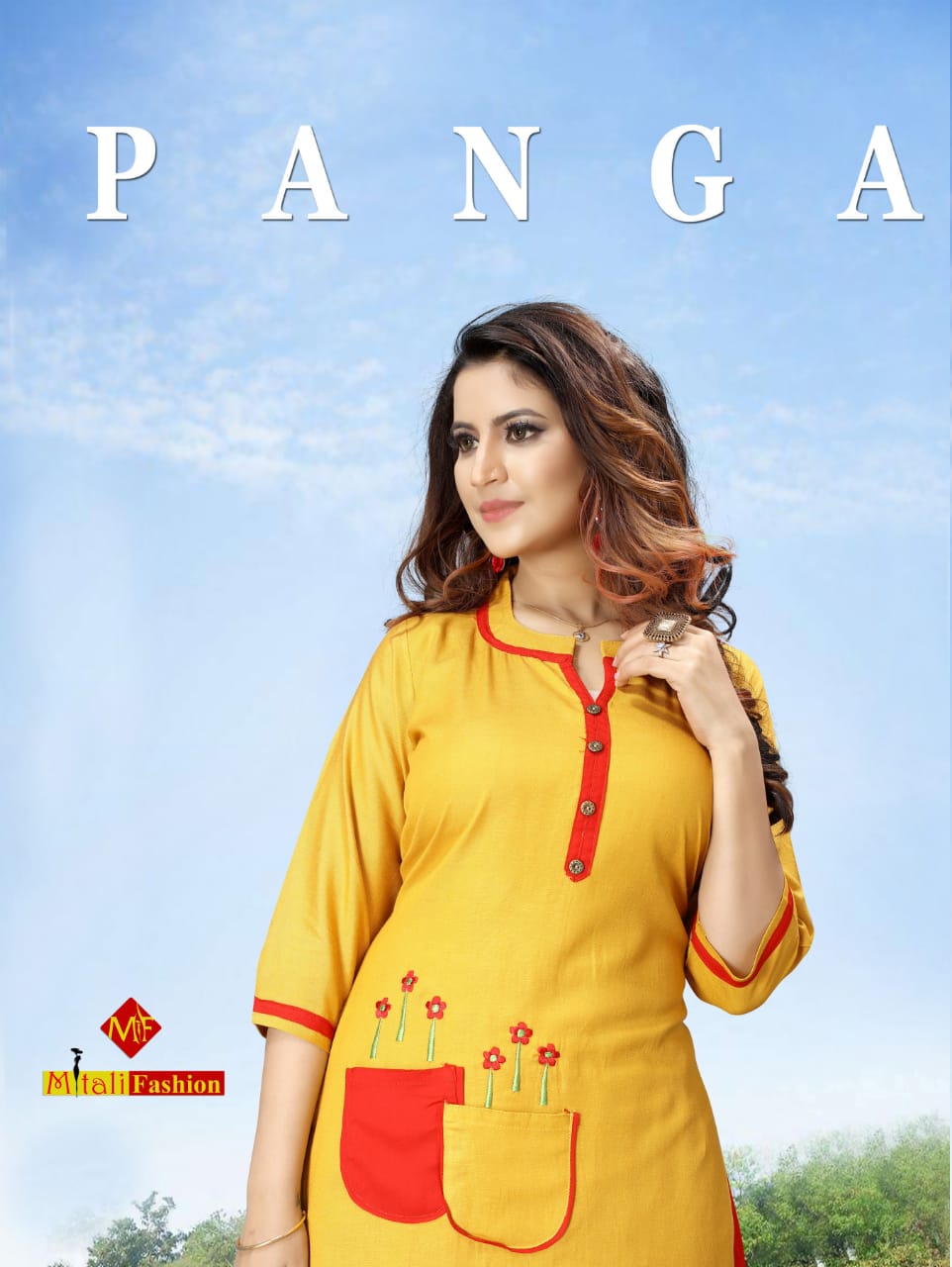 Mitali Fashion Present Panga Kurtis Collection.