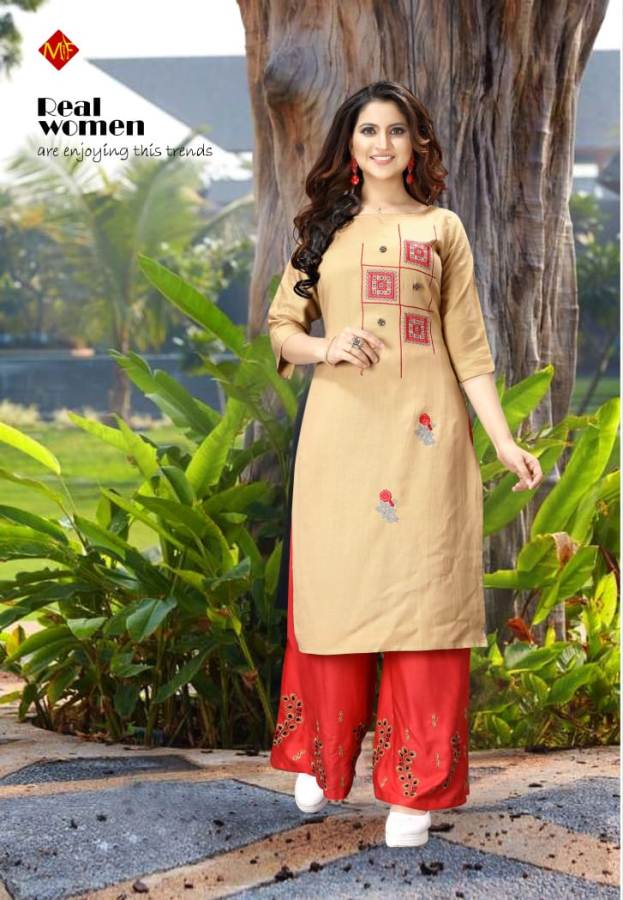 Mitali Present Girl Gift Kurti With Bottom Collection