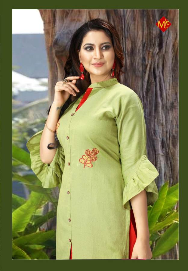 Mitali Present Girl Gift Kurti With Bottom Collection