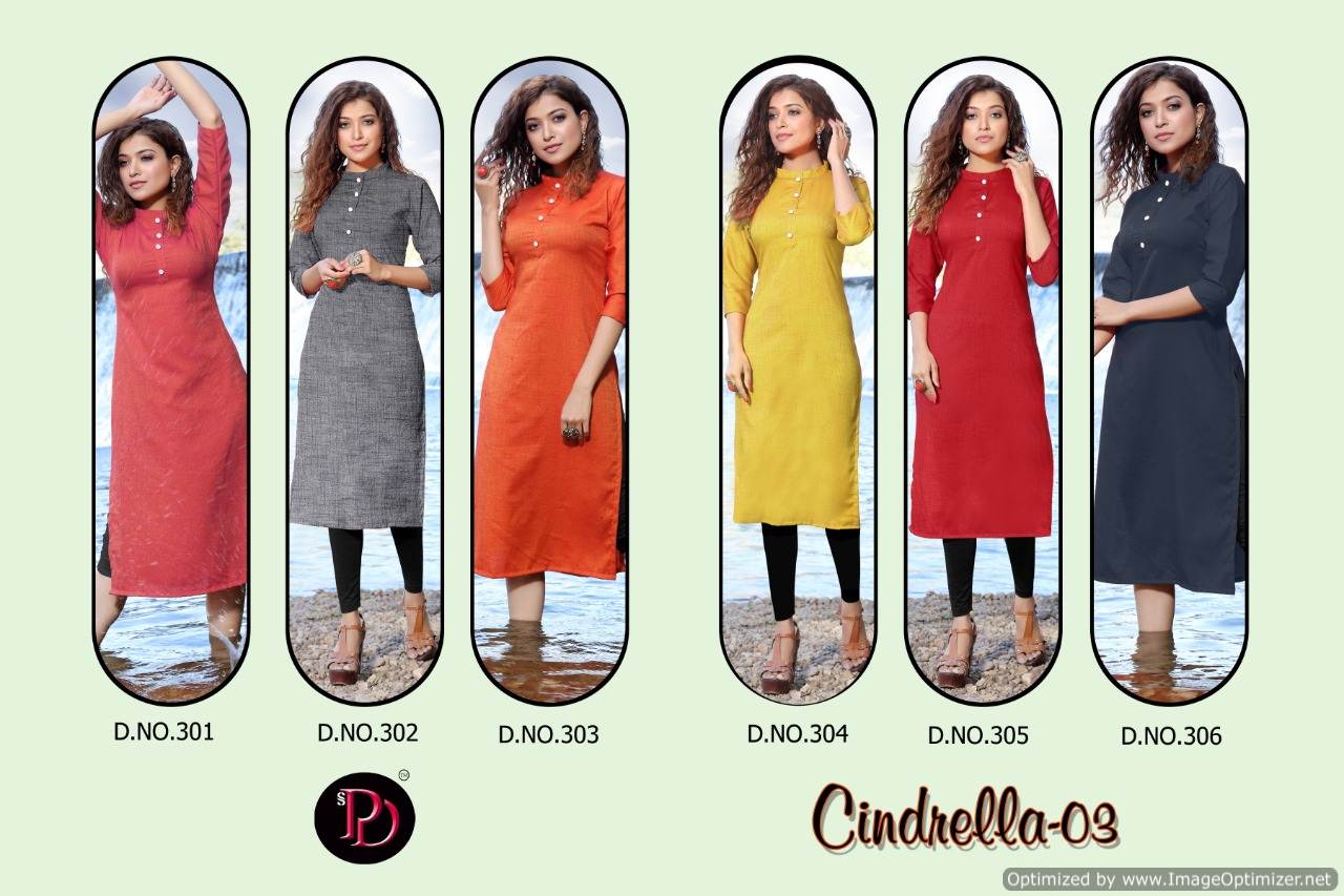 Poorvi Present Cindrella Vol 3 Kurti Collection