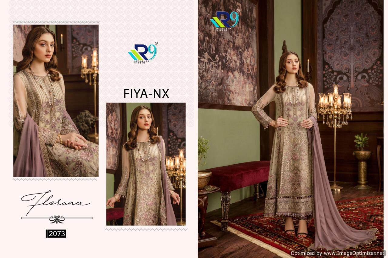 R9 Present Fiya Nx Pakistani Salwar Suits Collection.