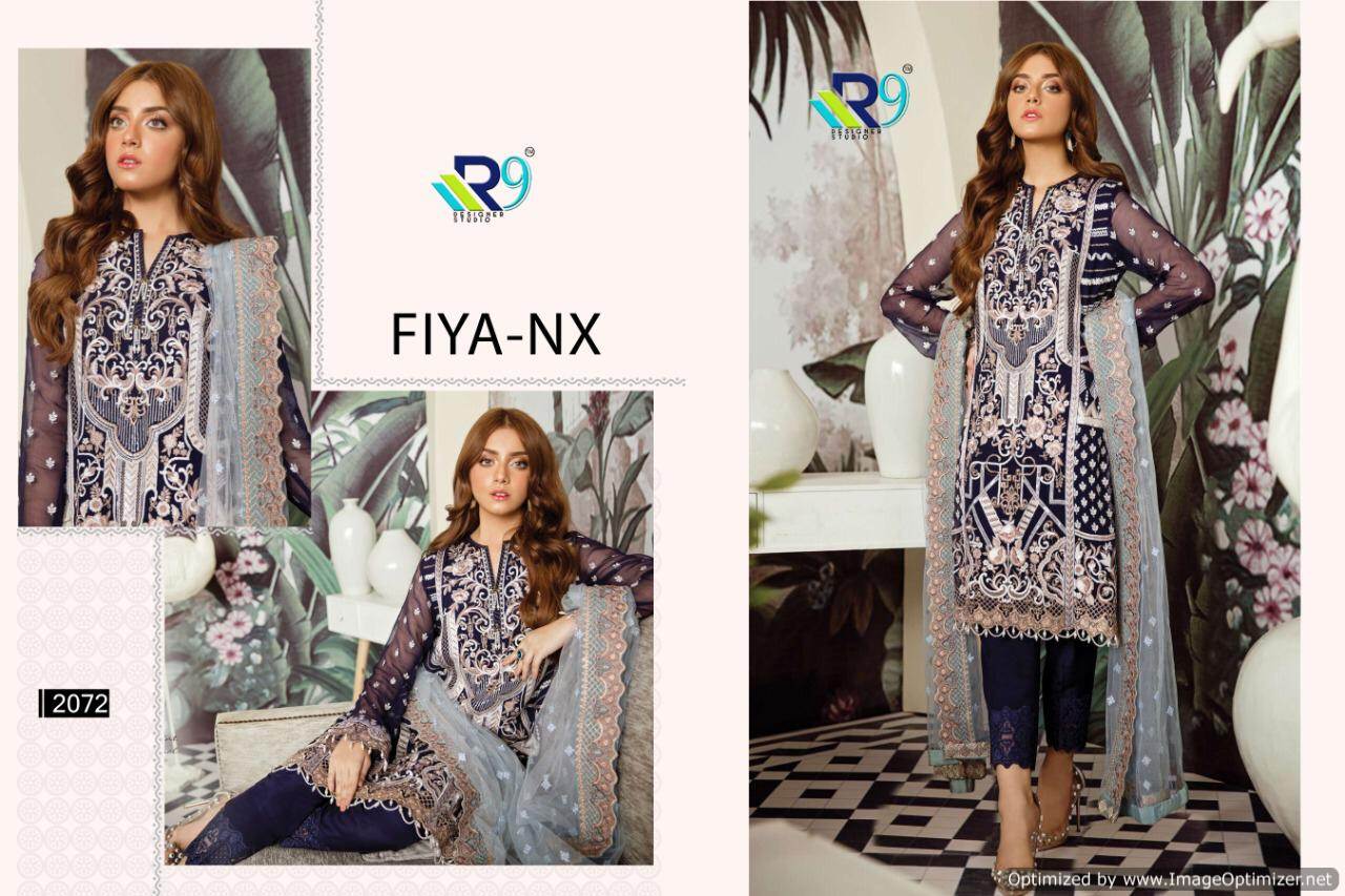 R9 Present Fiya Nx Pakistani Salwar Suits Collection.