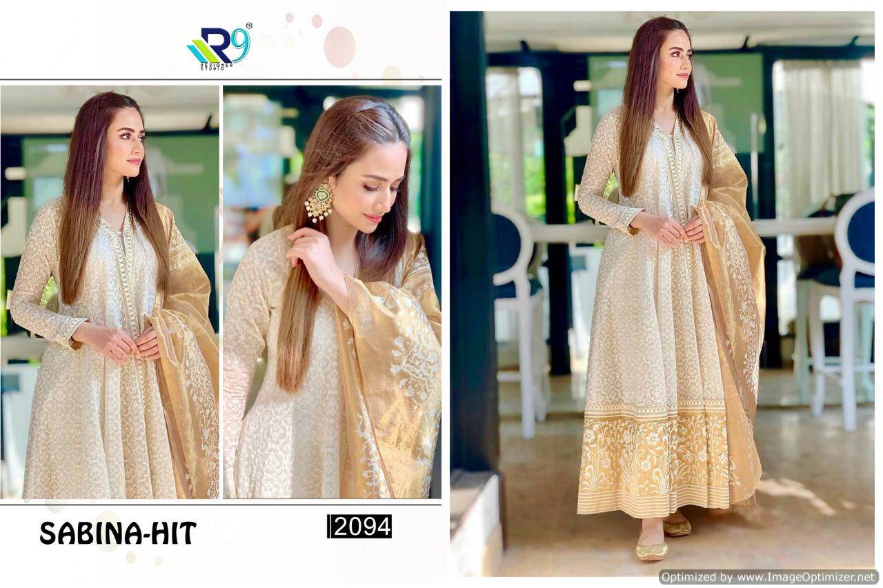 R9 Present Sabina Hit Faux Salwar Suits Collection