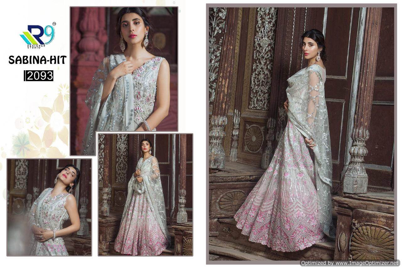 R9 Present Sabina Hit Faux Salwar Suits Collection