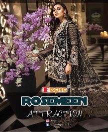 Rosemeen Present Attraction Designer Georgette Pakistani Salwar Suits