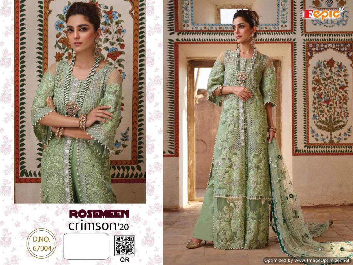 Rosemeen Present Crimson Vol 20 Designer Georgette Pakistani Salwar Suits