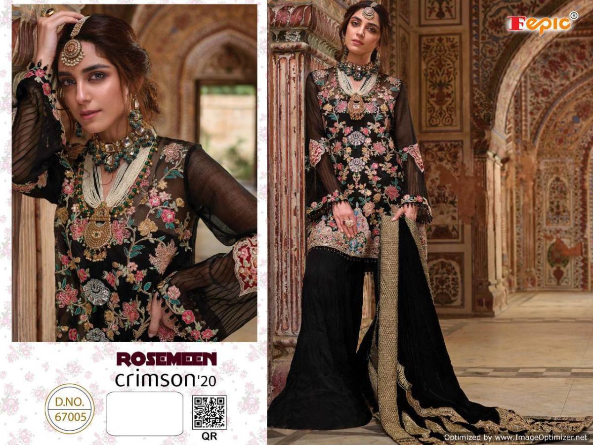 Rosemeen Present Crimson Vol 20 Designer Georgette Pakistani Salwar Suits