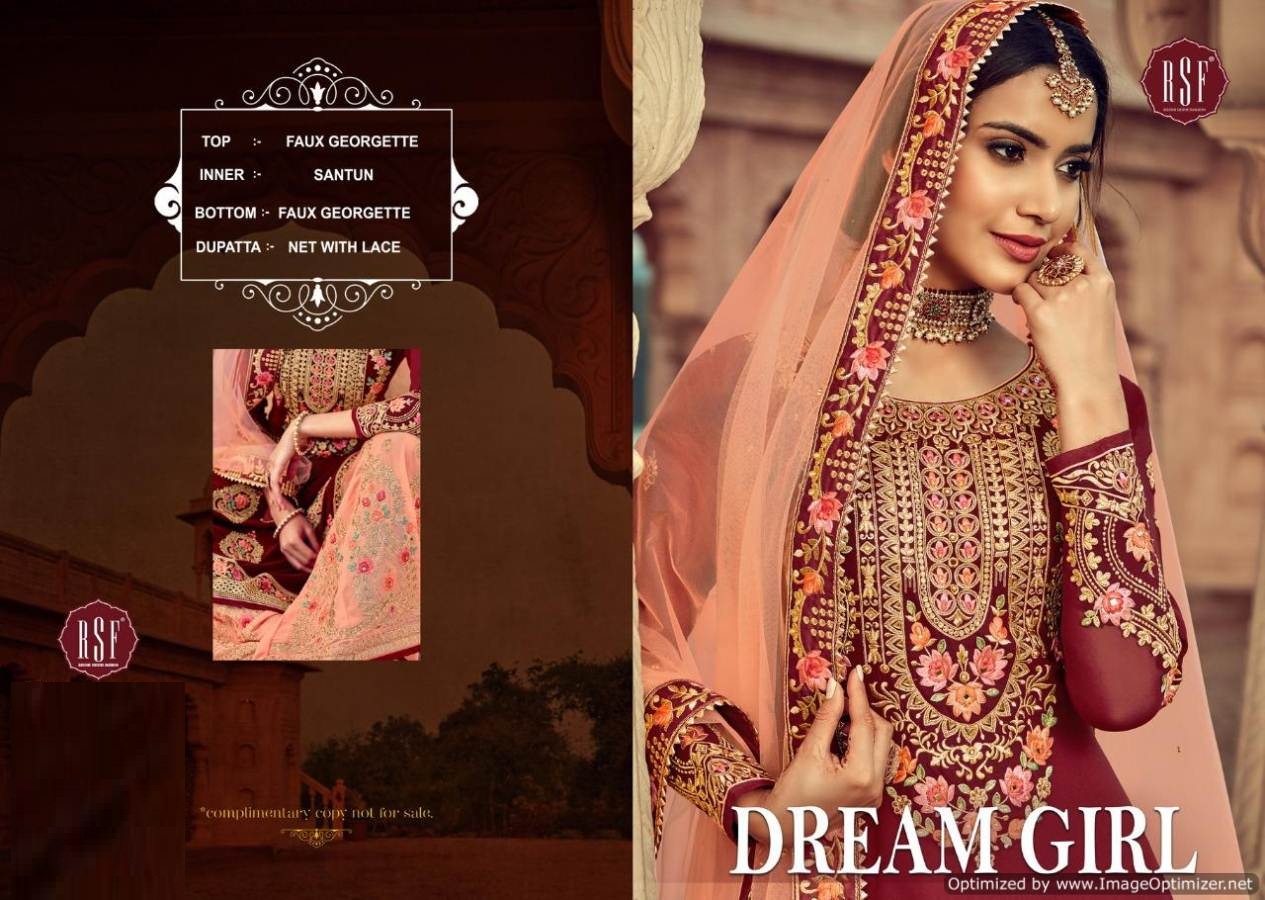 Rsf  By Dream Girl  Designer Dress Material Catalog