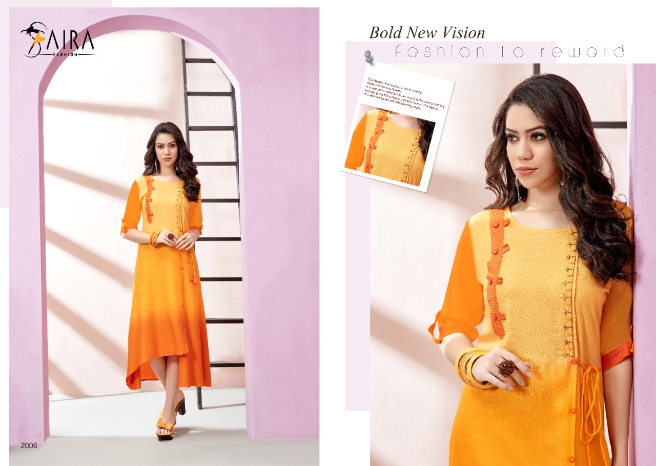 Saira Fashion Present Saira Fashion Vol 2 Kurtis Catalogue