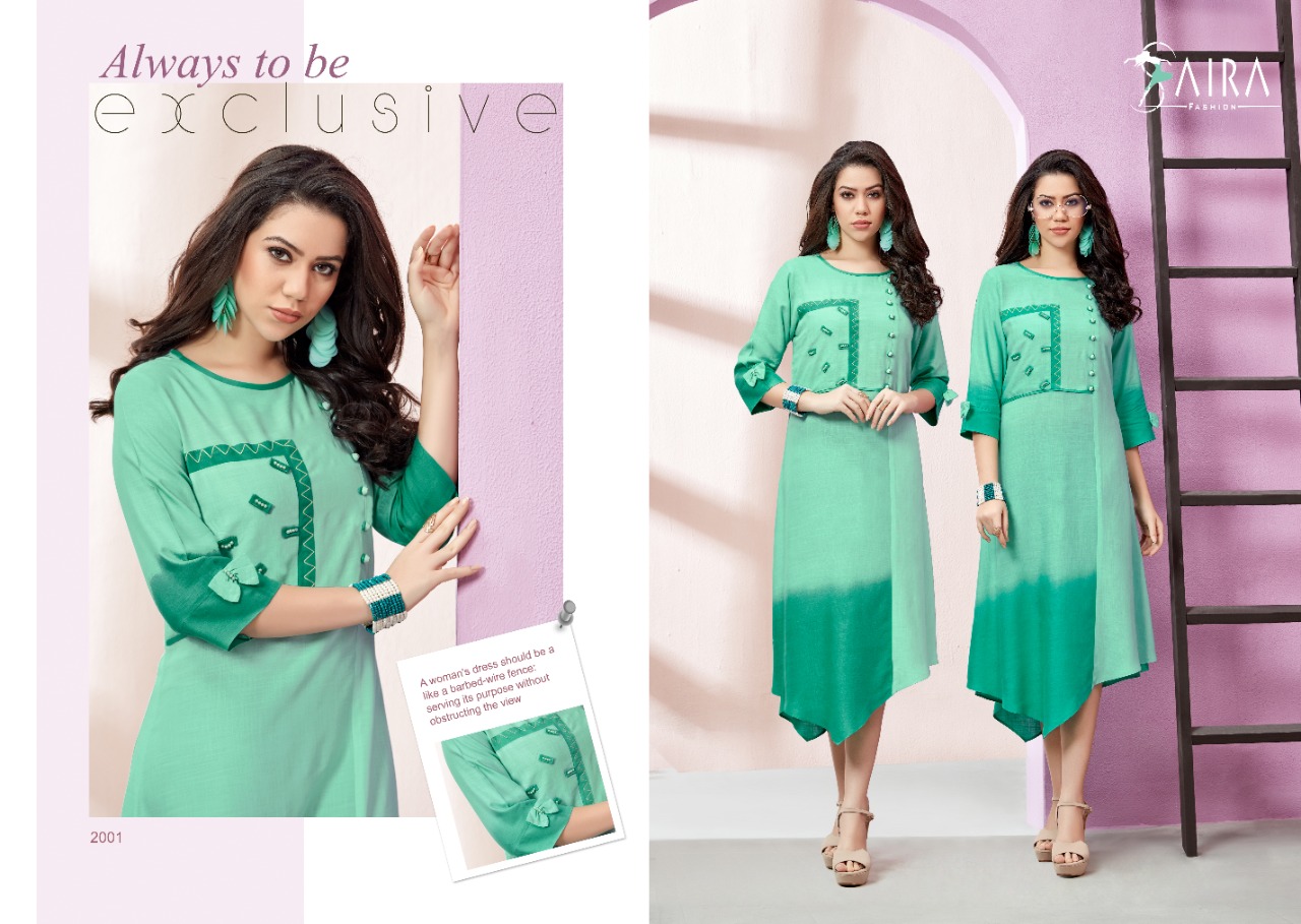 Saira Fashion Present Saira Fashion Vol 2 Kurtis Catalogue