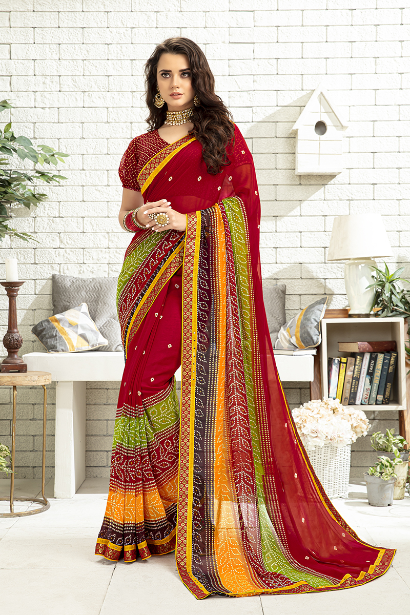 Sanskar Present Nach Baliye Vol 2 Georgette Sarees Catalogue