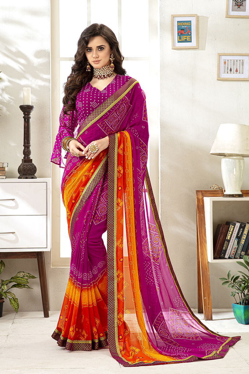 Sanskar Present Nach Baliye Vol 2 Georgette Sarees Catalogue