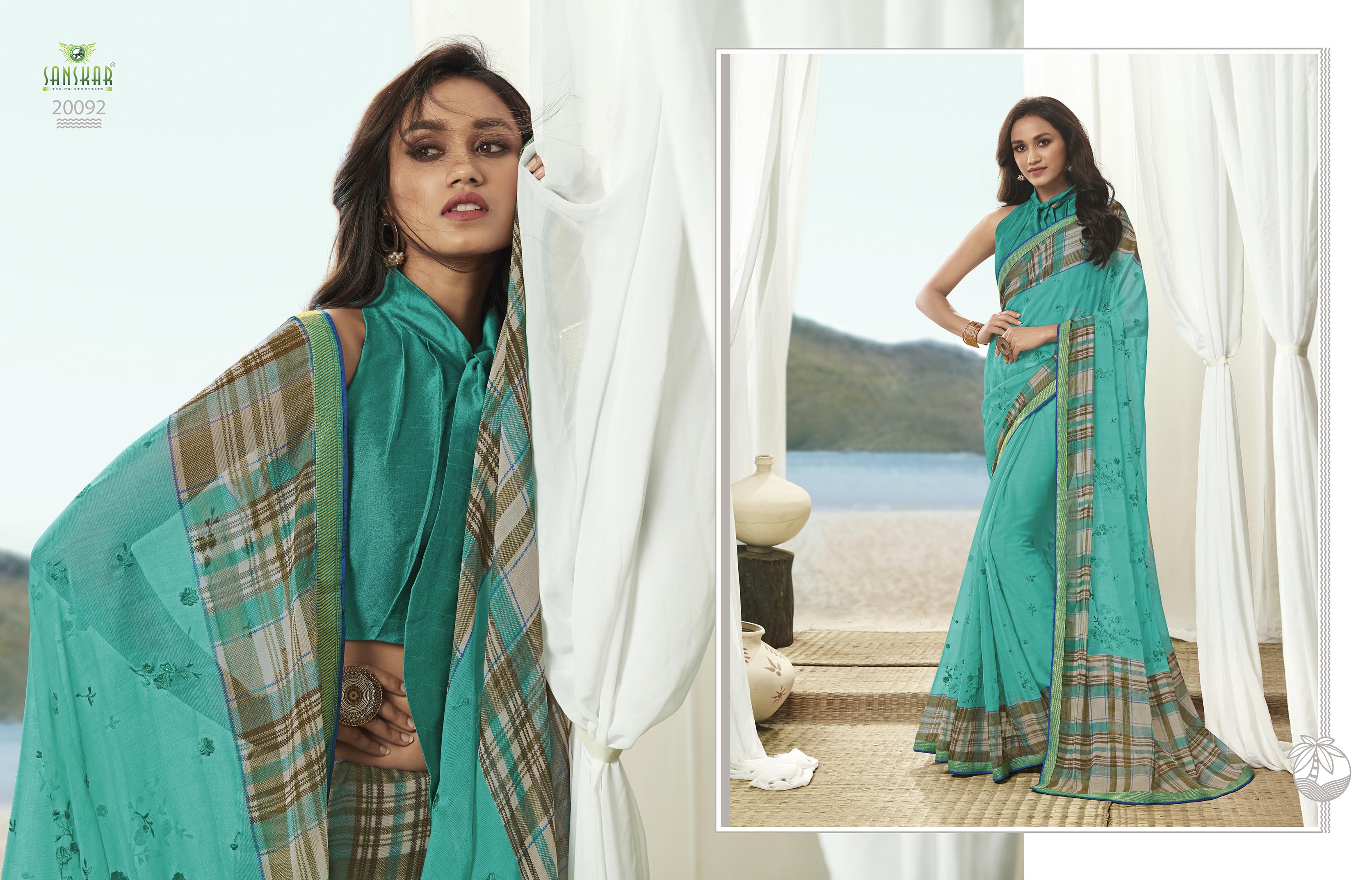 Sanskar Present Nayna Vol 6 Georgette Sarees Catalogue