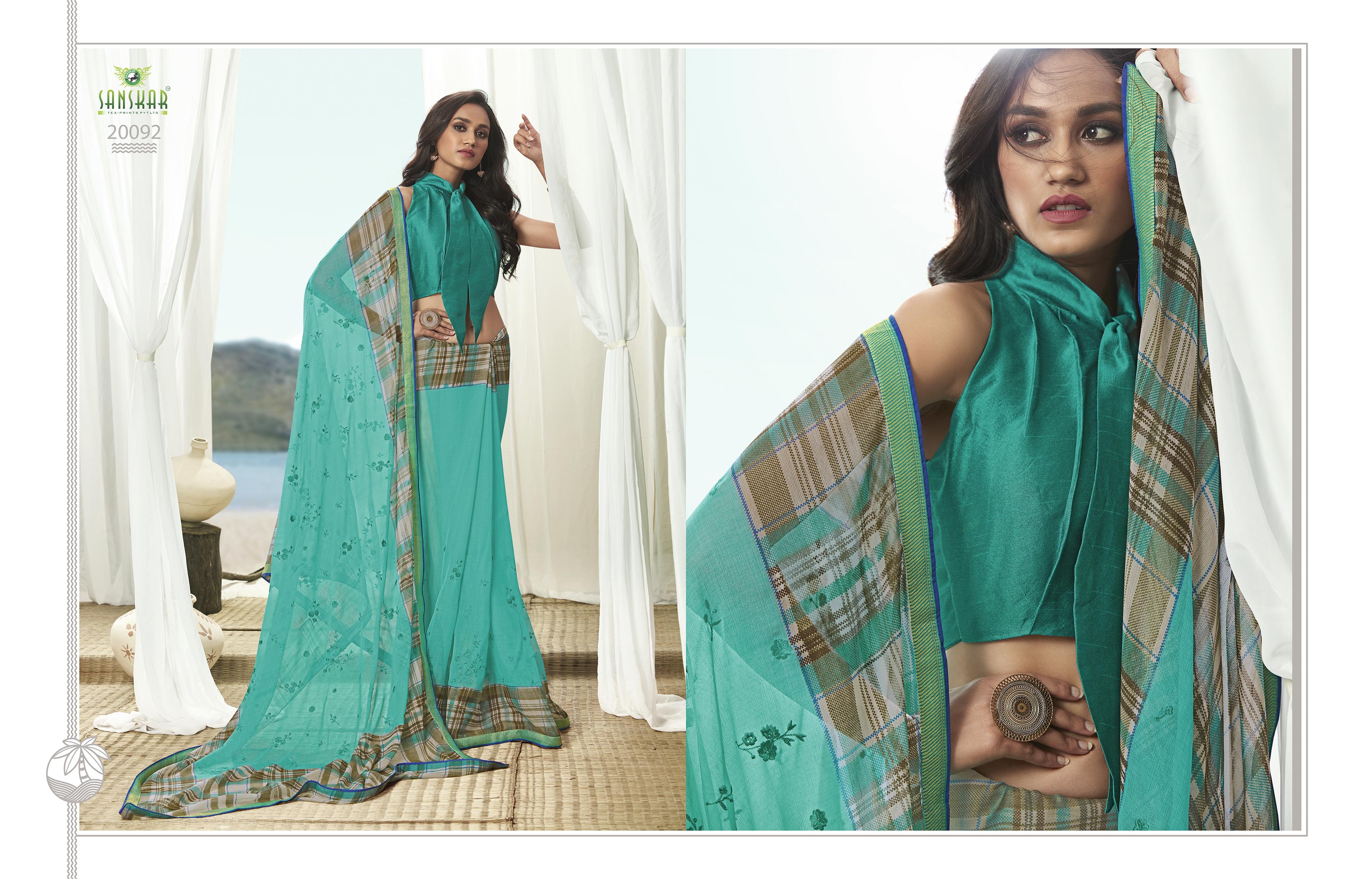 Sanskar Present Nayna Vol 6 Georgette Sarees Catalogue