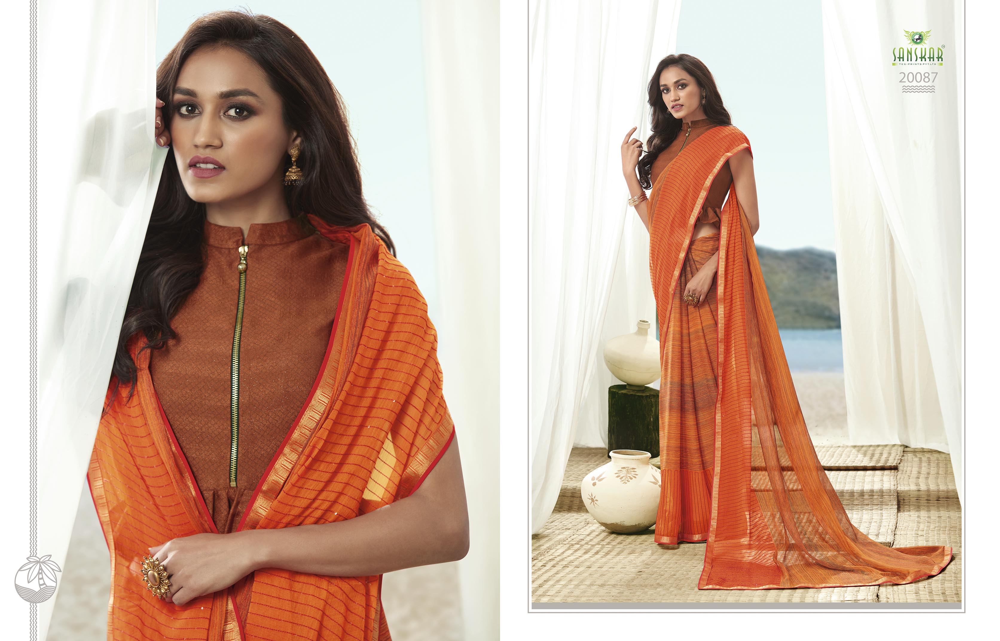 Sanskar Present Nayna Vol 6 Georgette Sarees Catalogue