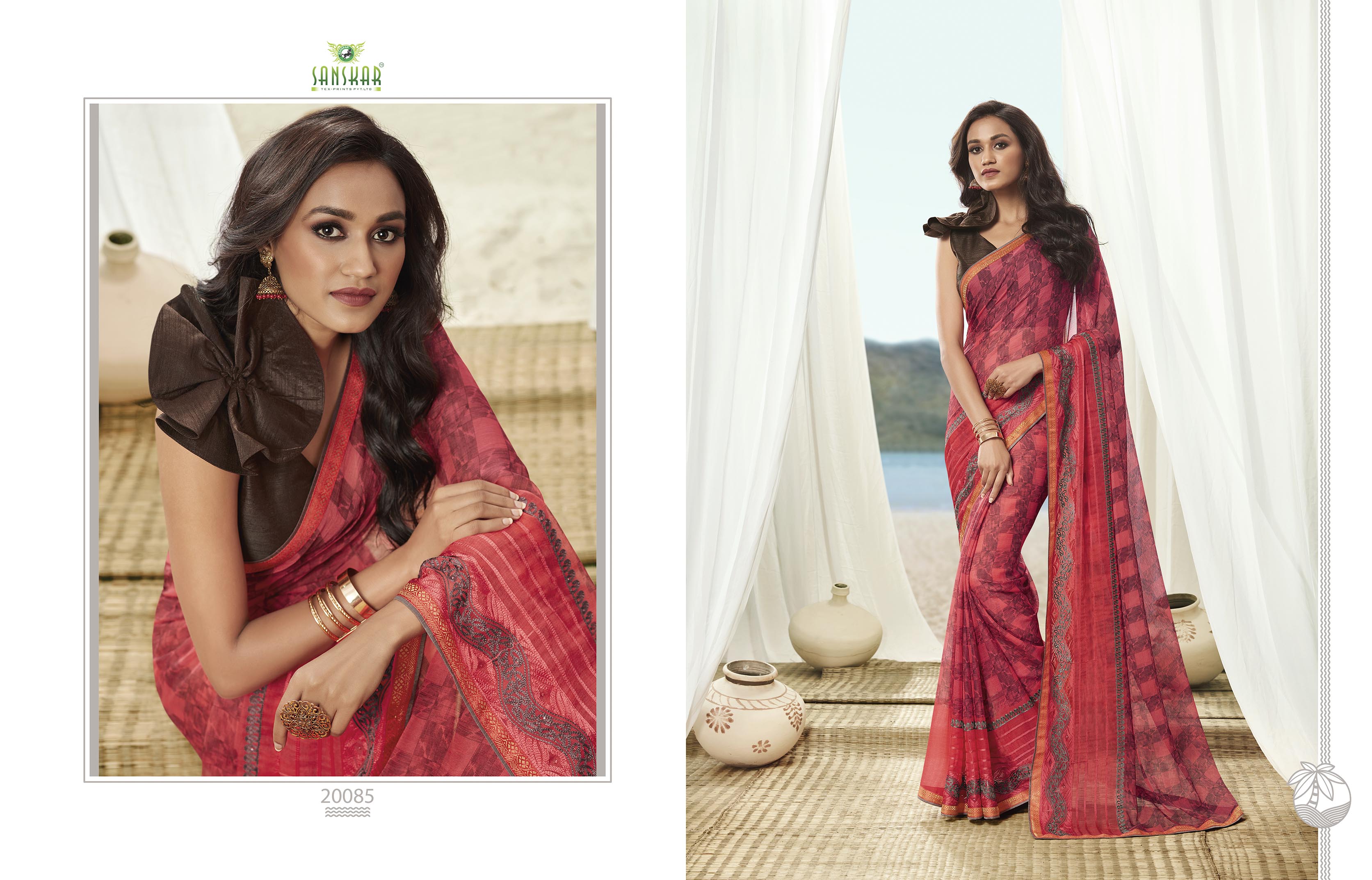 Sanskar Present Nayna Vol 6 Georgette Sarees Catalogue