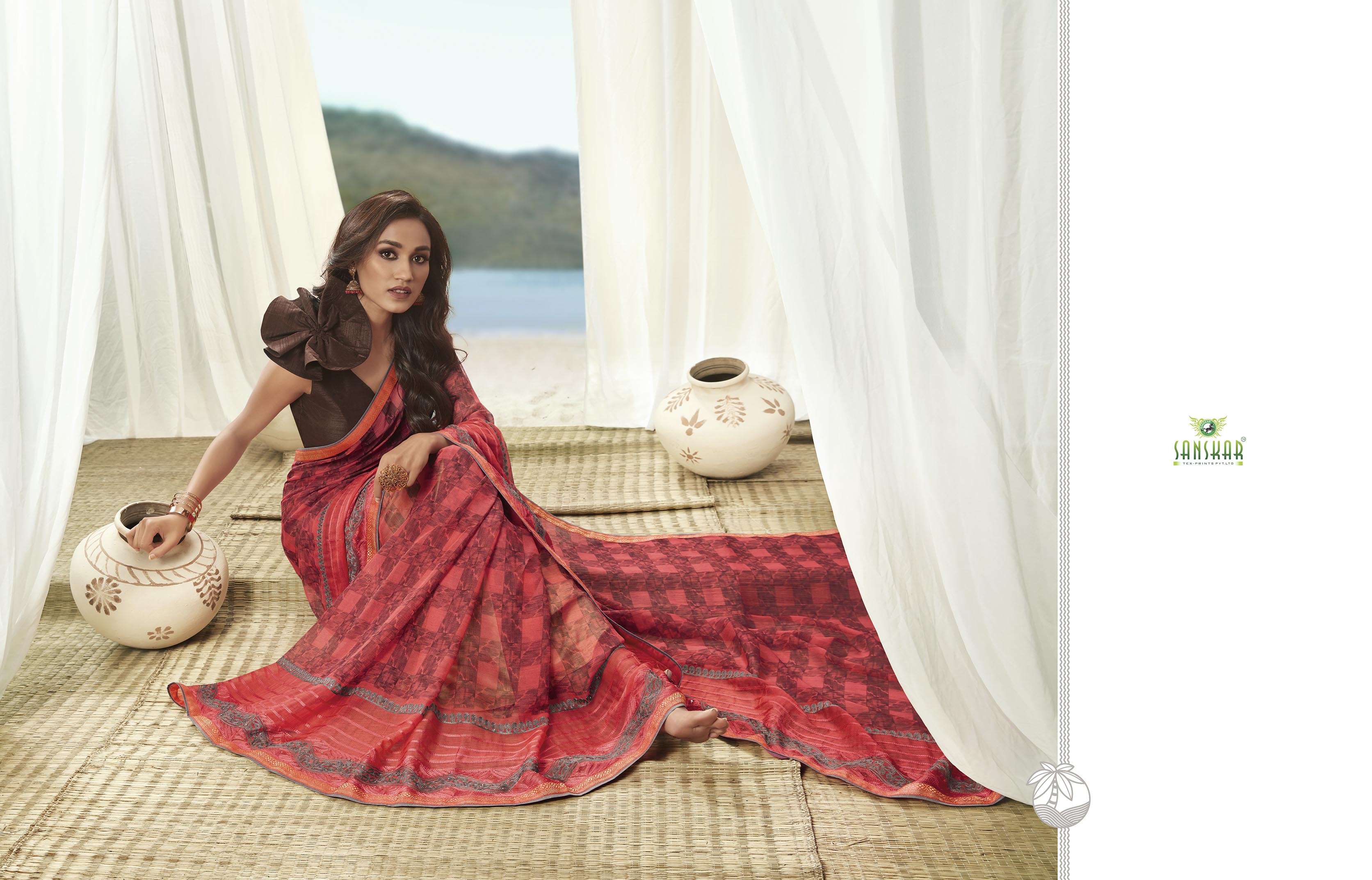 Sanskar Present Nayna Vol 6 Georgette Sarees Catalogue