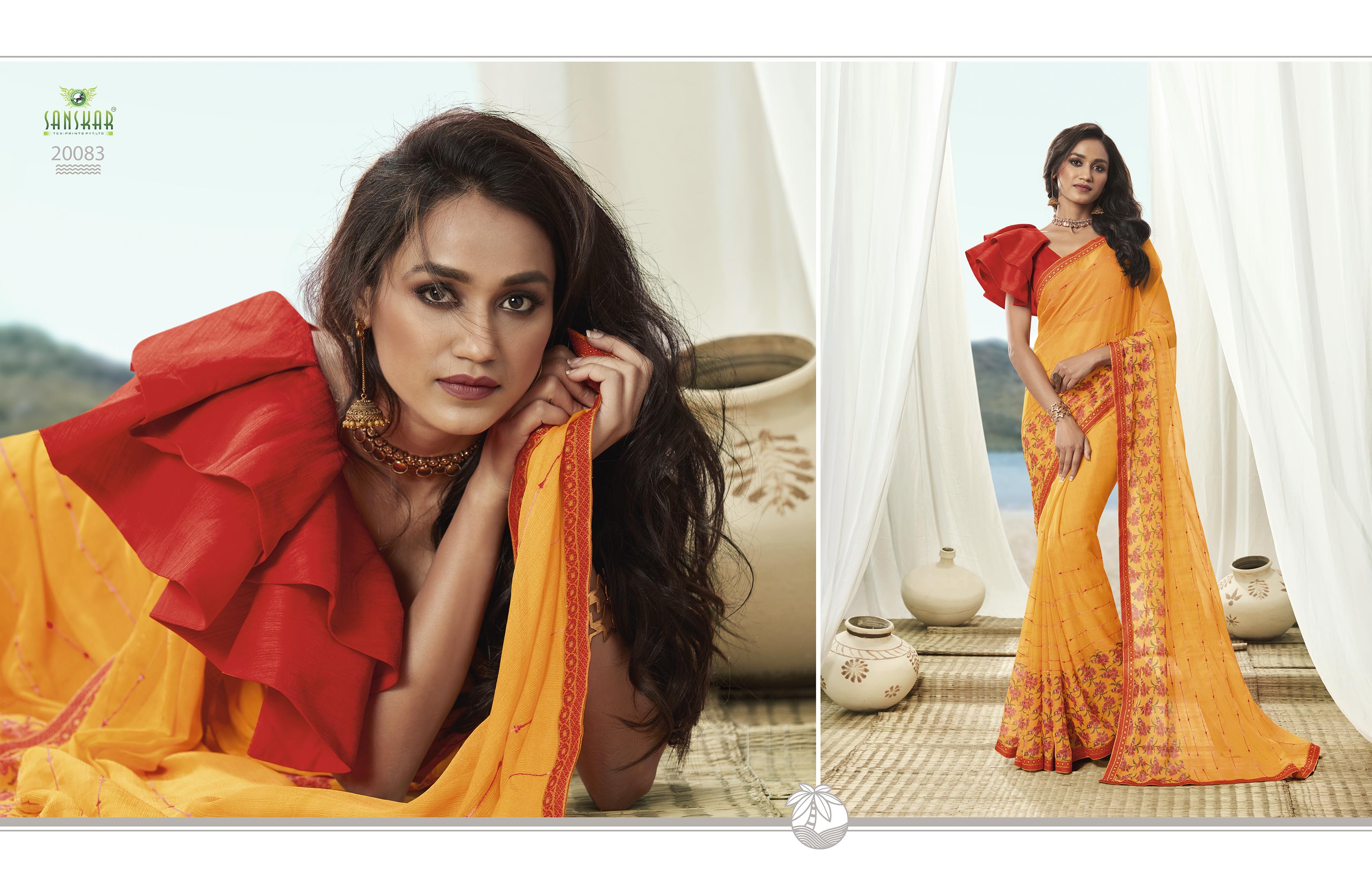 Sanskar Present Nayna Vol 6 Georgette Sarees Catalogue