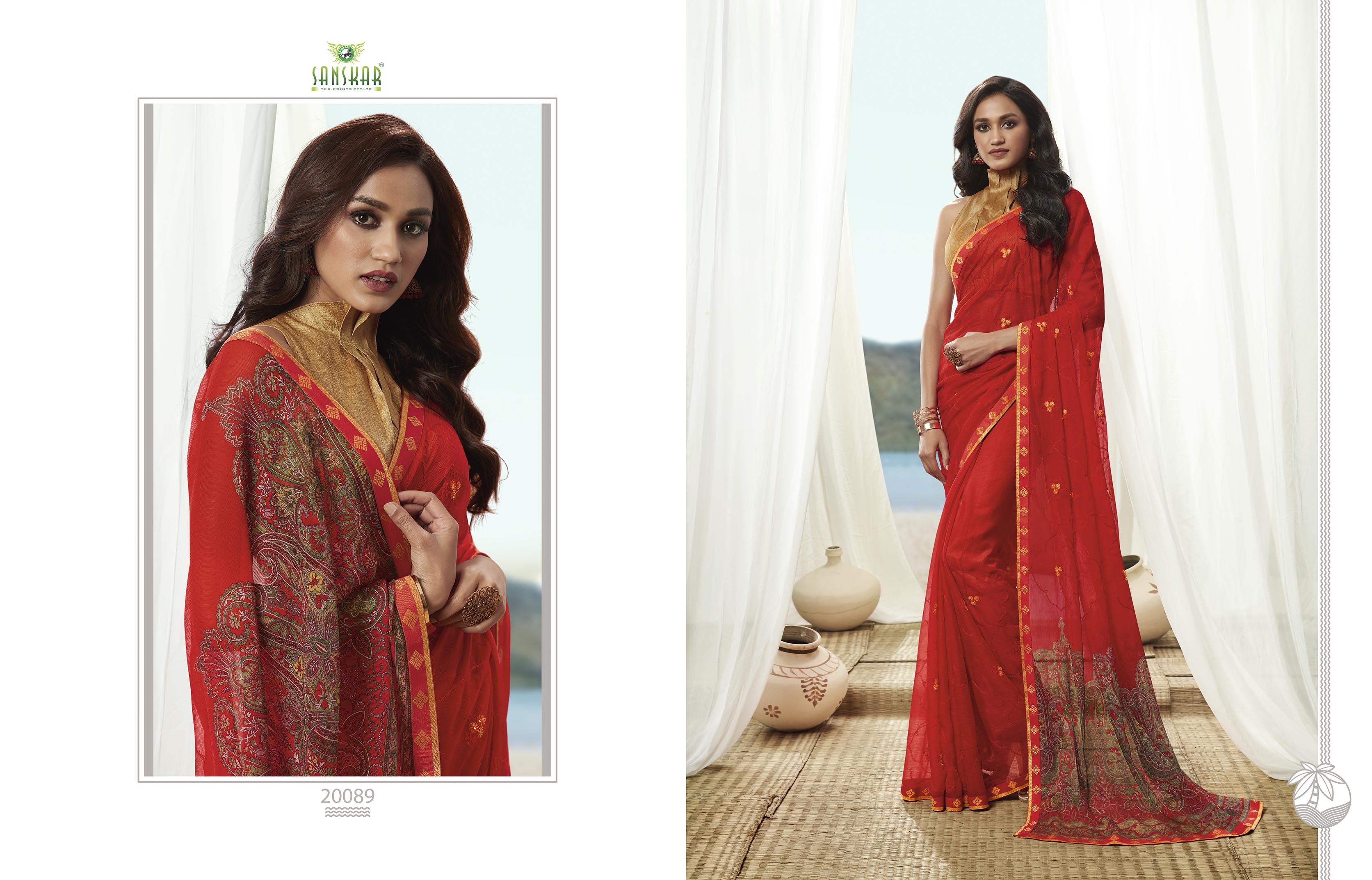 Sanskar Present Nayna Vol 6 Georgette Sarees Catalogue