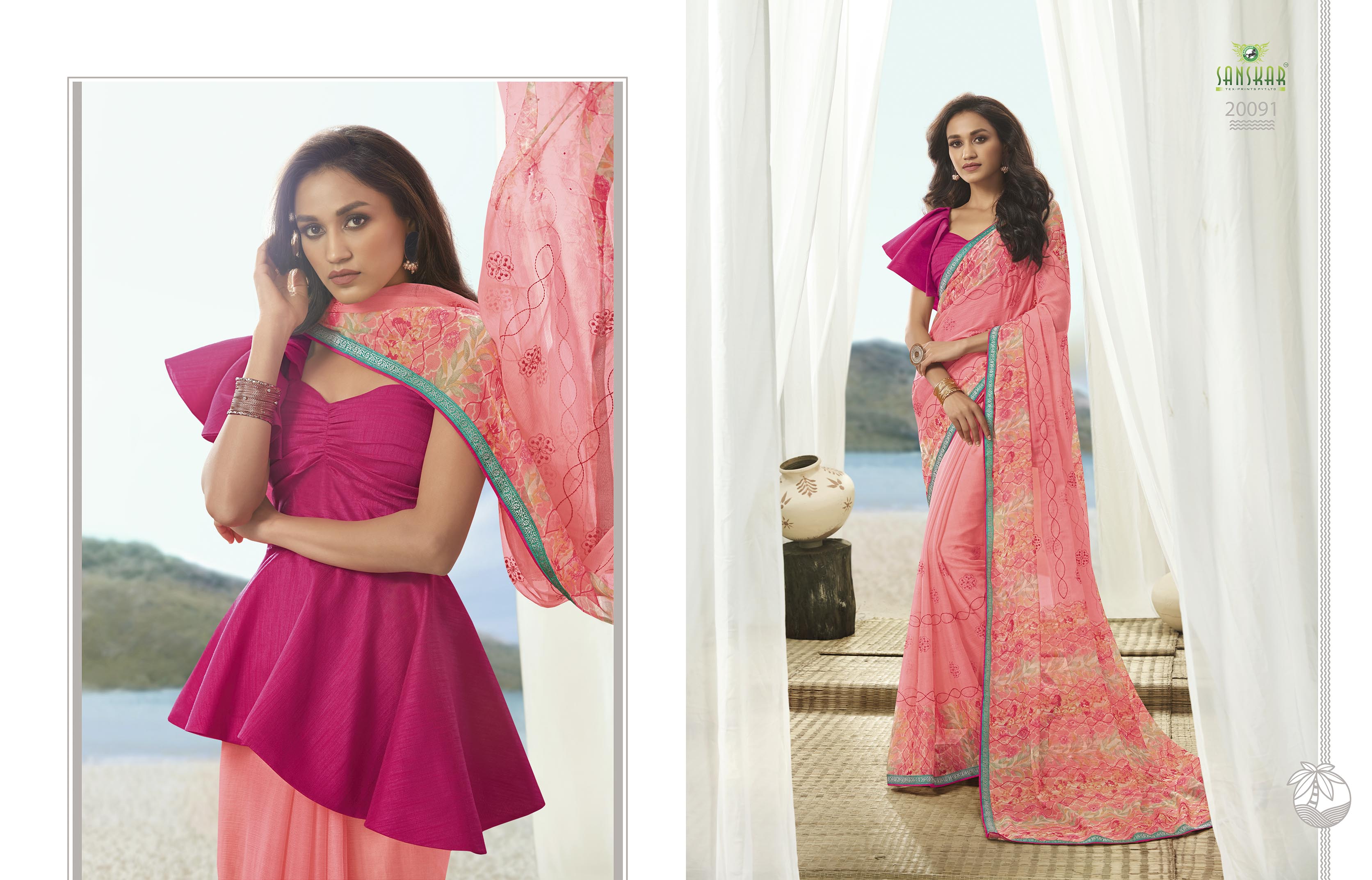 Sanskar Present Nayna Vol 6 Georgette Sarees Catalogue