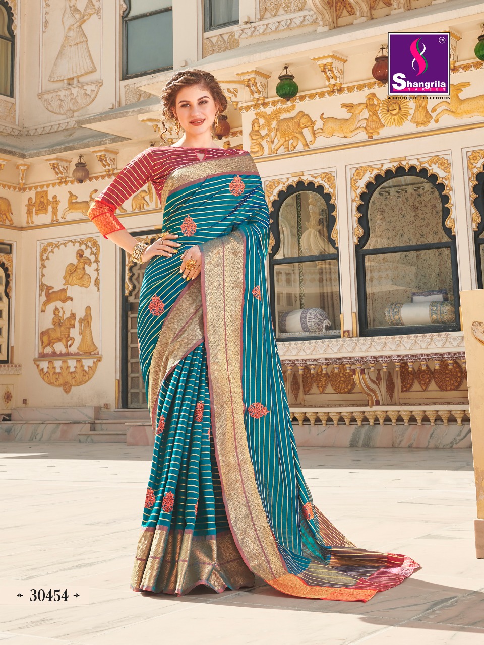 Shangrila Present Sangeeta Silk Sarees Catalogue