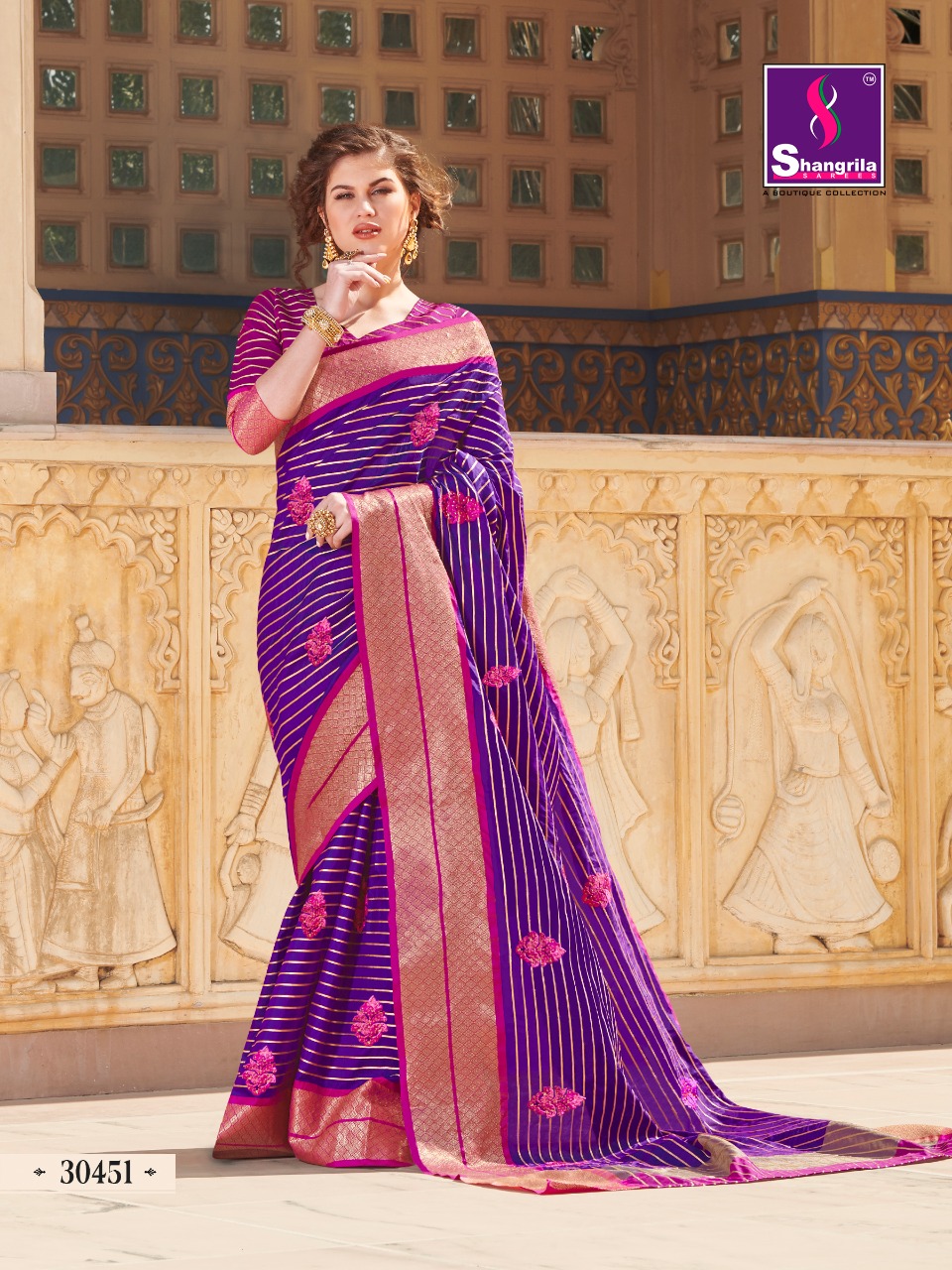 Shangrila Present Sangeeta Silk Sarees Catalogue