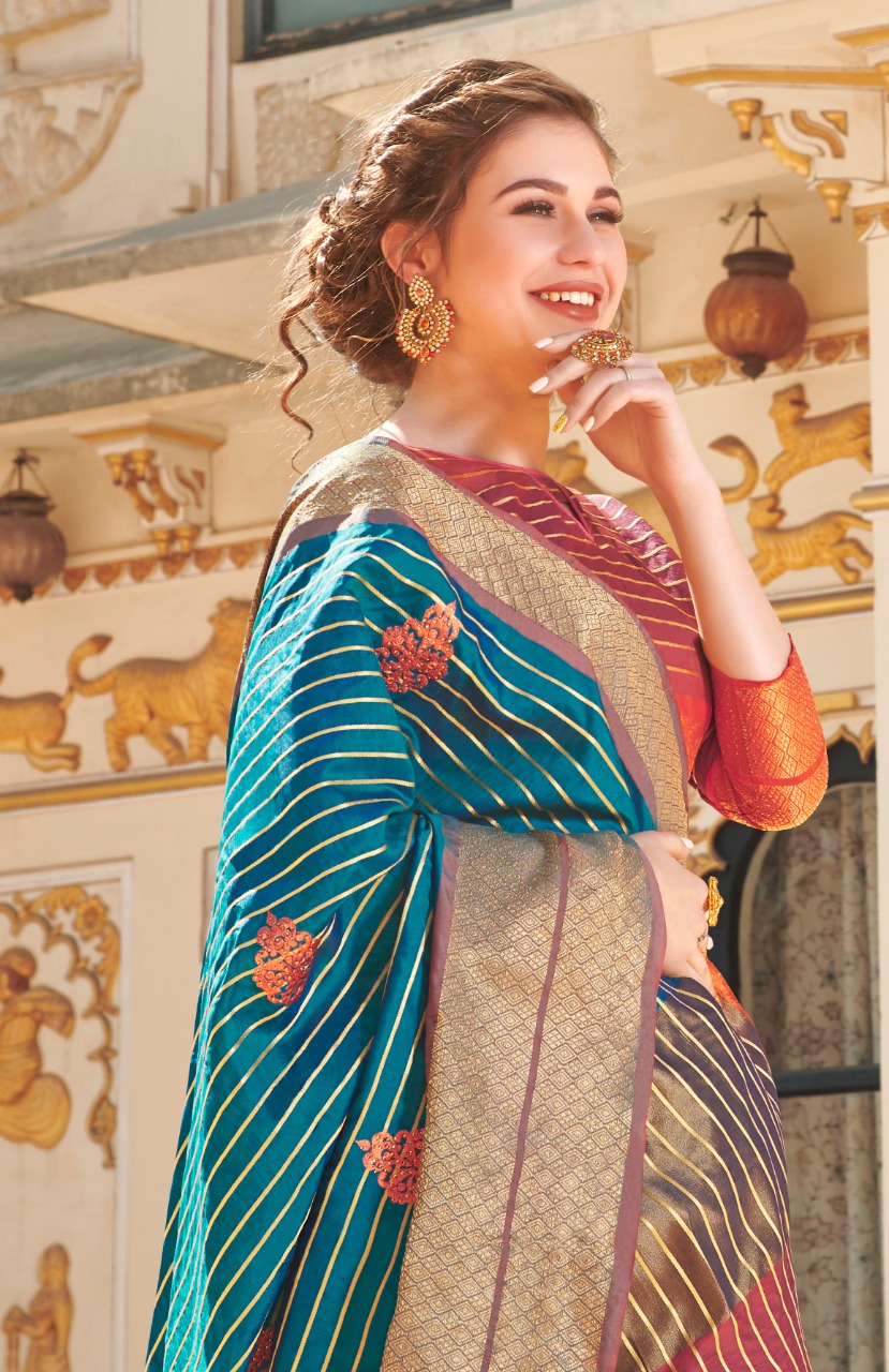 Shangrila Present Sangeeta Silk Sarees Catalogue