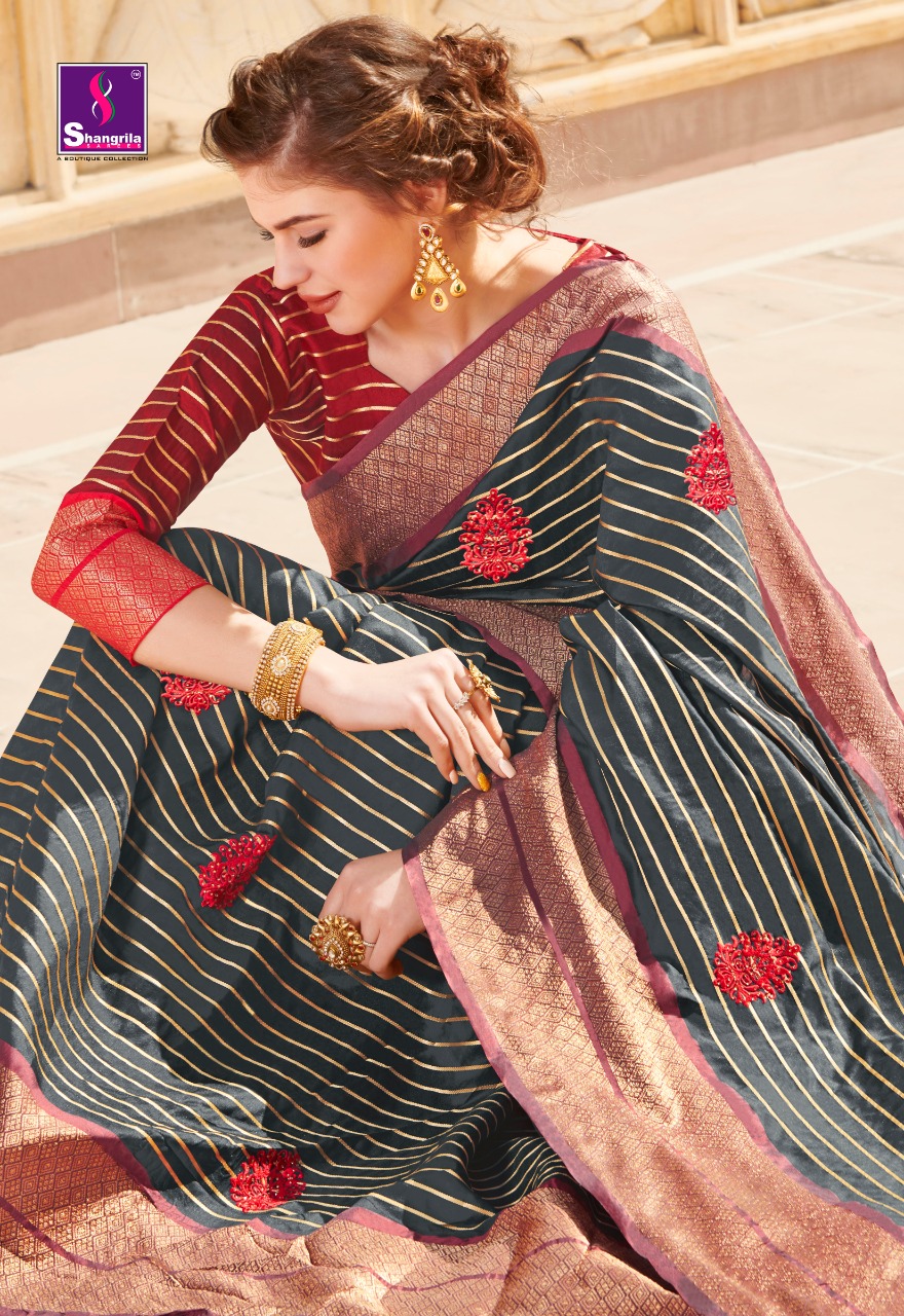 Shangrila Present Sangeeta Silk Sarees Catalogue